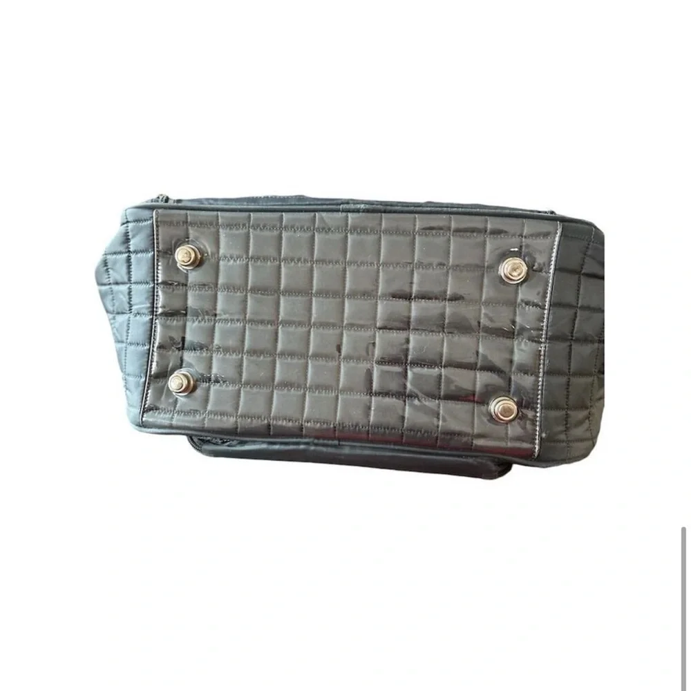 Lug Bag Lug‎ grey Quilted Puddle Jumper Multi Pocket Travel Gym Bag Unisex